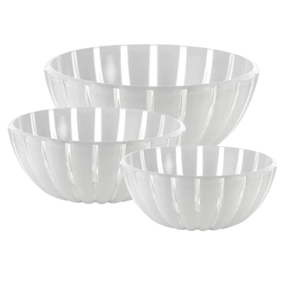 Guzzini THE SUMMER SHOP GLAZE BOWLS WHITE