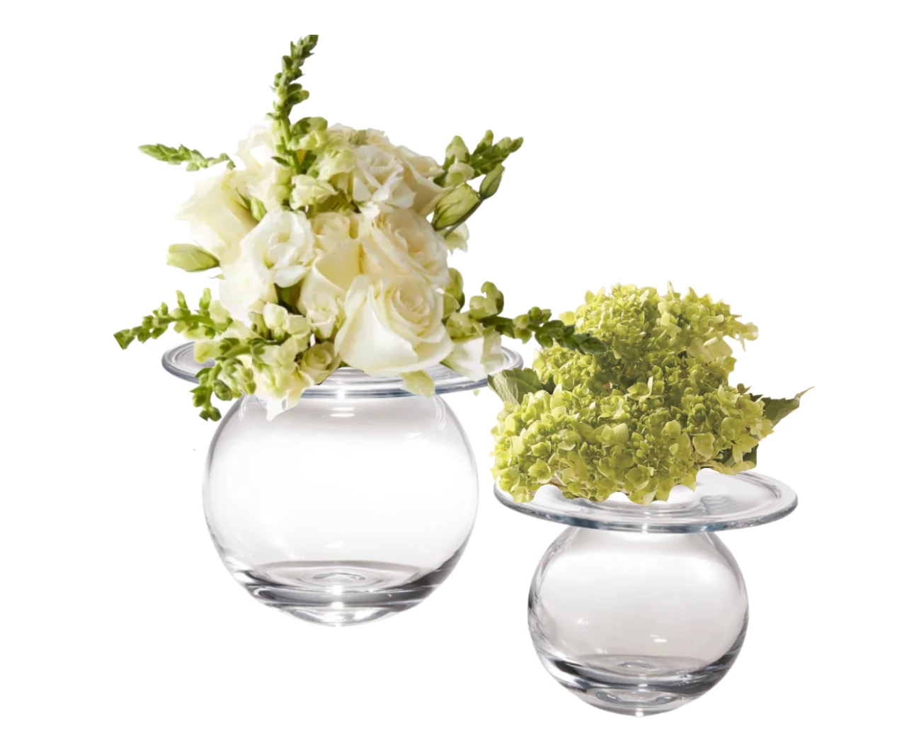 Global Views WATER DROP VASES | CLEAR -
