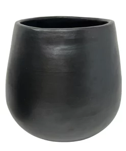 MooMoo Designs TEXTURED BLACK VASES THE HOME