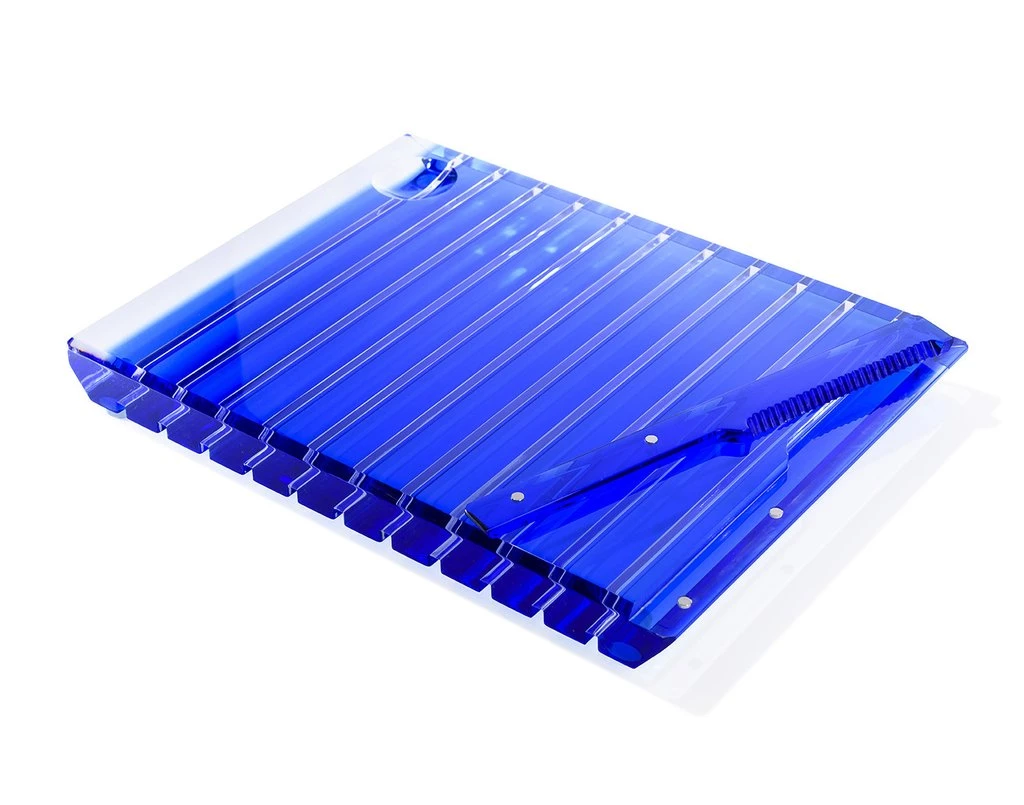 Apeloig Collection STRIPED ACRYLIC CHALLAH BOARD & KNIFE | VARIOUS JUDAICA