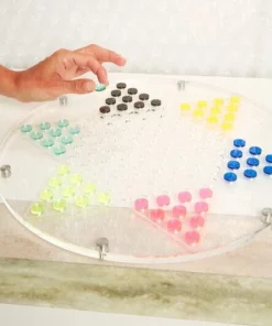 Luxe Dominoes NEON CHINESE CHECKERS GAMES & GADGETS