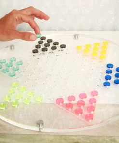 Luxe Dominoes NEON CHINESE CHECKERS GAMES & GADGETS