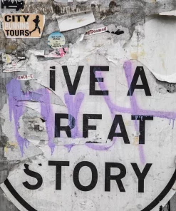 Allyson Monson LIVE A GREAT STORY GRAFFITI PLEXI ART | 26.5 X 40