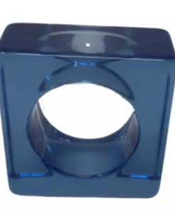Julian Mejia CUBE ACRYLIC NAPKIN RING | BLUE