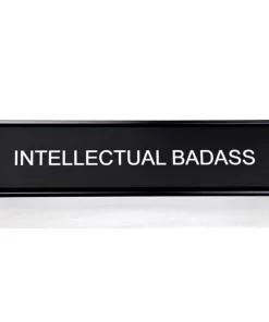 He Said, She Said NAMEPLATE | INTELLECTUAL BADASS