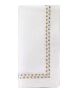 Bodrum TABLE LINENS PEARLS NAPKIN GOLD