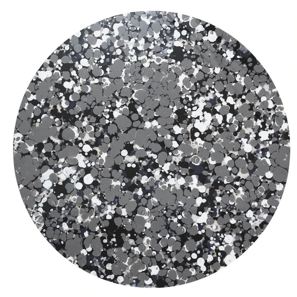 Kim Seybert SPLASH PLACEMAT BLACK & GREY