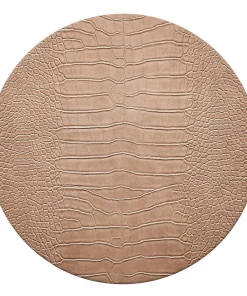 Kim Seybert CROCO PLACEMAT BEIGE THE TABLE