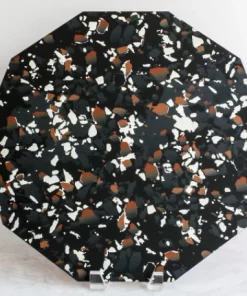 THE TABLE TERRAZZO PLACEMAT | BLACK | TISCH NEW YORK
