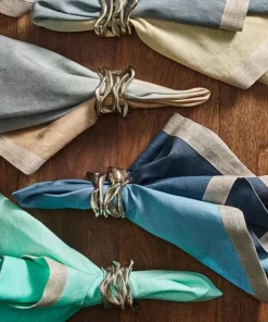 Kim Seybert DIP DYE NAPKIN NAVY BLUE