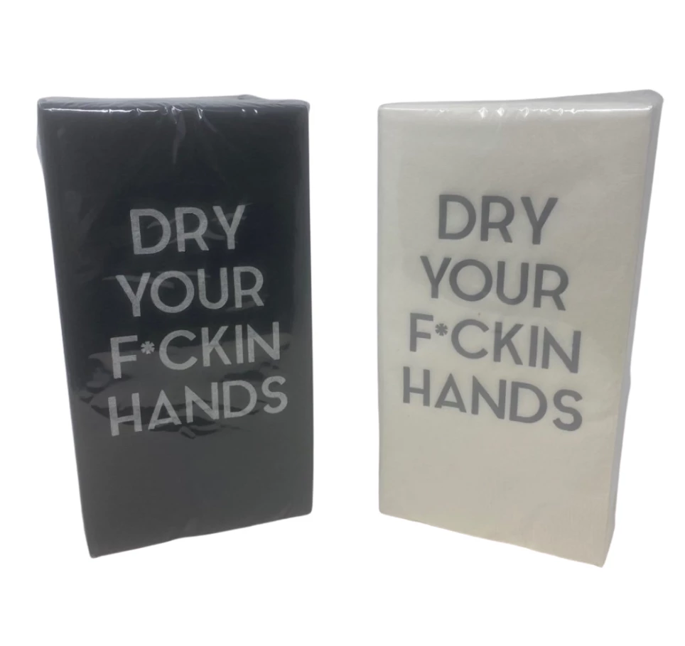 Print Appeal GUEST HAND TOWELS PACK | DRY YOUR F*CKIN HANDS