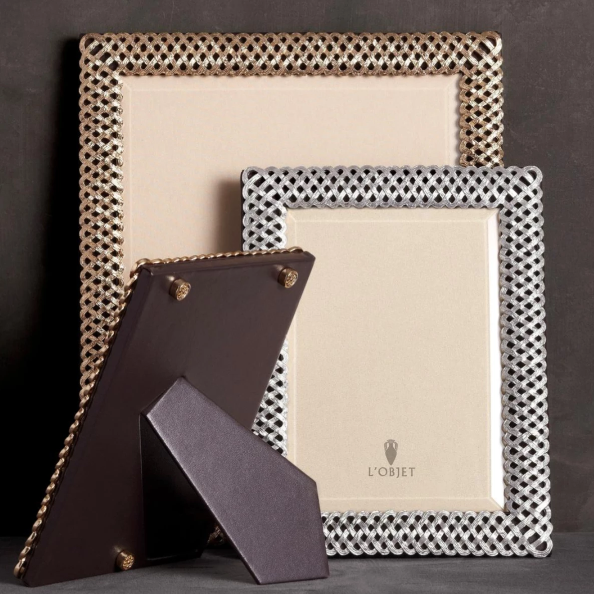 BRAID FRAME GOLD | L'OBJET THE HOME