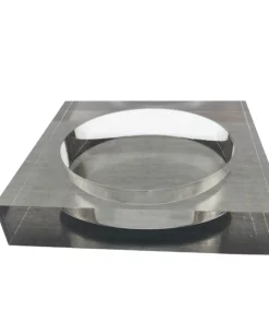 Tizo WINE & BAR LUCITE WINE BOTTLE COASTER | SILVER