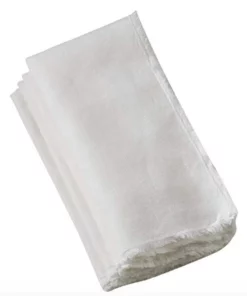 Saro Trading Company FRINGED STONE WASHED NAPKIN | IVORY