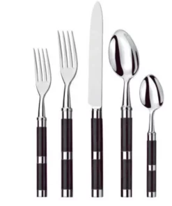 Alain Saint-Joanis CARLA 5-PIECE FLATWARE | EBONY