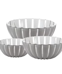 Guzzini THE SUMMER SHOP GLAZE BOWLS GREY