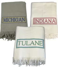 A Soft Idea COLLEGE SPIRIT THROW | DOUBLE FRAME | CH EXCLUSIVE THE HOME