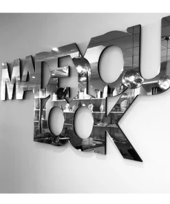 EYE CANDY MADE YOU LOOK MIRROR ART | 42x20