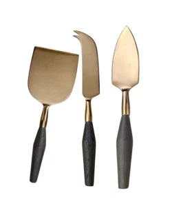 Be Home MANGO WOOD CHEESE SERVER SET | BLACK & WOOD