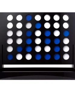 Wilouby International CONNECT FOUR IN A ROW BLACK