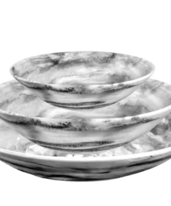 Nashi Home SWIRL RESIN EVERYDAY BOWL BLACK