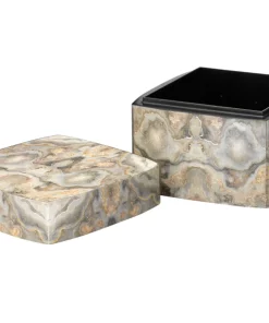 Jamie Young Company SHAYLA BLOTTED INK BOX THE HOME