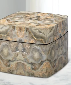 Jamie Young Company SHAYLA BLOTTED INK BOX THE HOME