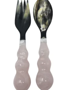 Lily Juliet MARDI GRAS RESIN SERVERS WHITE SERVING