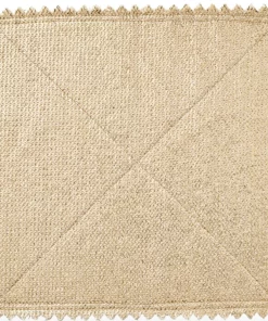 Kim Seybert STAMPED REVERSIBLE PLACEMAT SILVER & GOLD THE TABLE