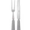 Sabre NATURA 2 PIECE CARVING SET | LIGHT GREY
