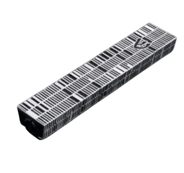 Metalace Art JUDAICA SKYSCRAPER MEZUZAH BLACK | X SMALL