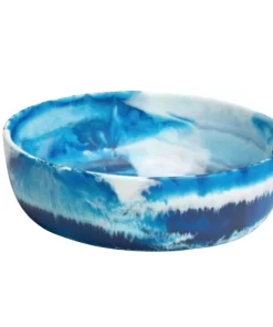 Blue Pheasant HUGO RESIN SERVING BOWL | BLUE | SMALL