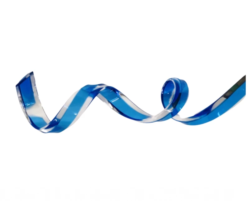 Muniz LUCITE RIBBON SCULPTURE | VARIOUS COLORS