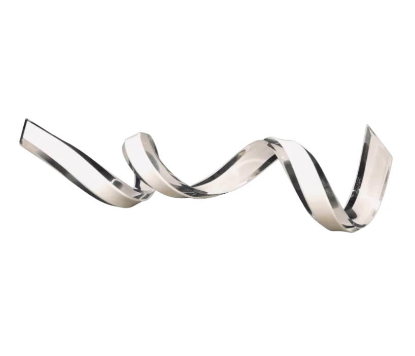 Muniz LUCITE RIBBON SCULPTURE | VARIOUS COLORS