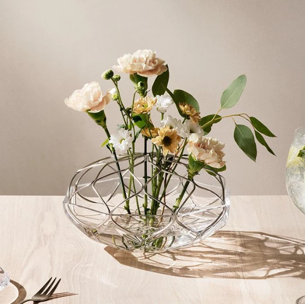 Orrefors Kosta Boda BLOOM METAL VASE | WIDE THE HOME