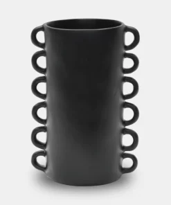 Tina Frey Designs THE HOME LOOPY RESIN VASE BLACK