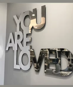 EYE CANDY ART MIRROR SERIES | SAY ANYTHING WALL DECOR