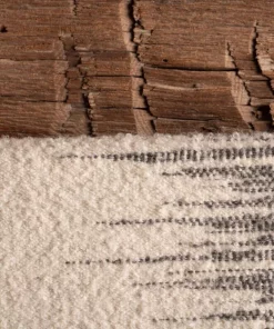 Uniquity VASARELY ALPACA THROW CHARCOAL THE HOME