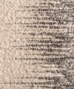 Uniquity VASARELY ALPACA THROW CHARCOAL THE HOME