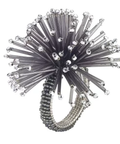 Bodrum URCHIN NAPKIN RING SILVER | SET OF 4