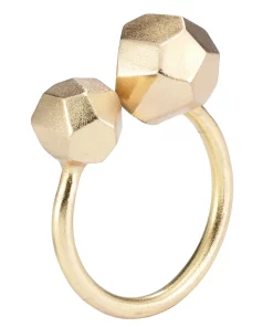 Bodrum ORBIT NAPKIN RING GOLD | SET OF 4 THE TABLE