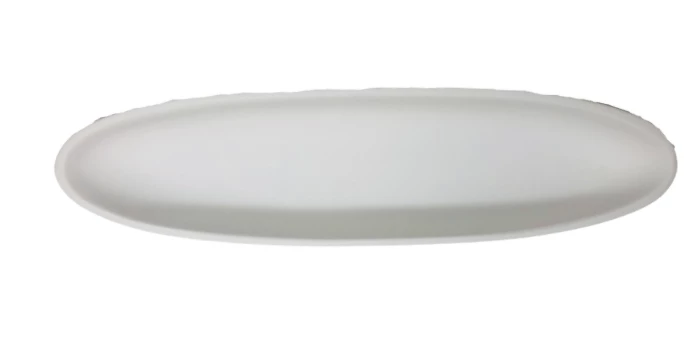 Nashi Home LUXE RESIN BOAT BOWL WHITE MEDIUM