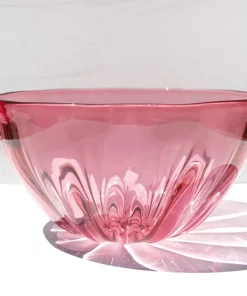 Saban Glass ILLUSION BOWL | GOLD RUBY