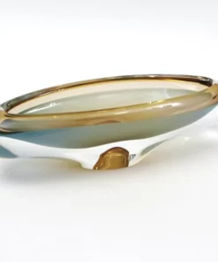 Global Views CANOE BOWL PISTACHIO & AMBER THE HOME