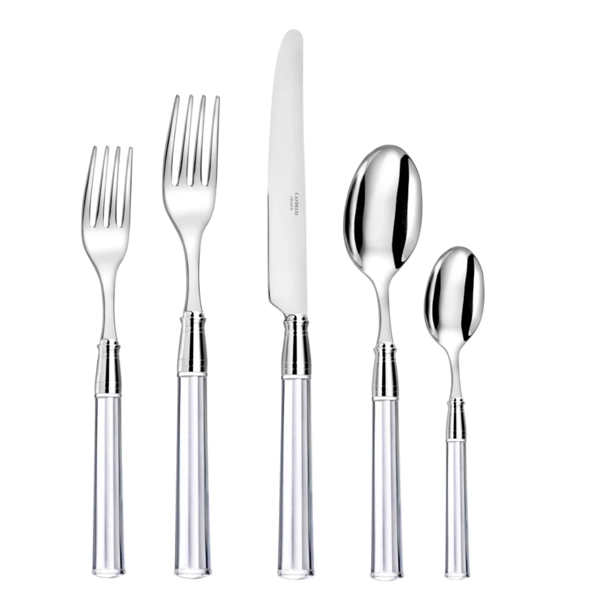 Capdeco/BIA Cordon Bleu DORIC CLEAR 5-PIECE FLATWARE