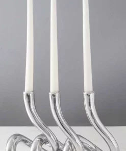 Beatriz Ball SERPENTE CANDLESTICK | SILVER | 11