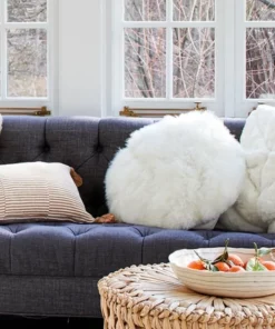 Intiearth BABY ALPACA MOON PILLOW CHAMPAGNE THE HOME