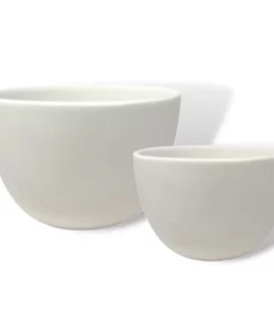 Nashi Home LUXE RESIN DEEP BOWL WHITE SERVING