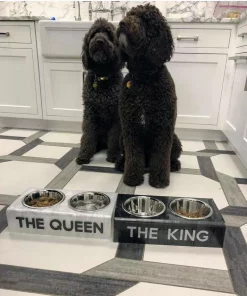EYE CANDY DOG BOWL | "THE QUEEN"