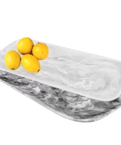 Nashi Home SWIRL RESIN RECTANGLE PLATTER